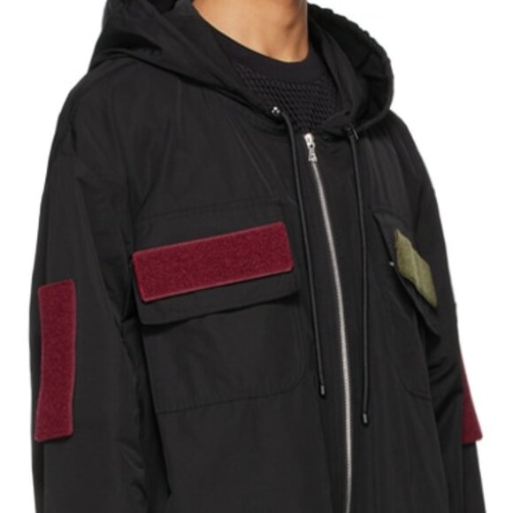 BNWT SS21 DRIES VAN NOTEN VELCRO PATCH COAT M - Picture 12 of 14